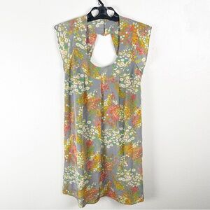 LAUREN MOFFATT 100% Silk Floral Dress, Size 6